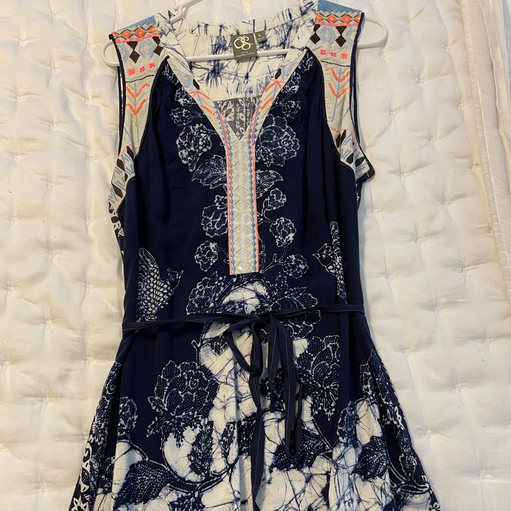 Anthropologie sleeveless tunic.  Size L
